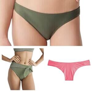 J.Crew Bikini Bottoms Bundle of 3 Assorted Styles size XL/XXL NWT